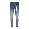 Paarse jeans heren paarse jeans designer jeans mode verontrust