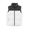 Men's Vests Mens Puffer Vest Gilet Mensdesigner Weste Waistcoat Feather Material Loose Coat Graphite Gray Black and White Blue Fashion Trend Couple Size s to xxl RNL7