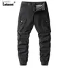 Pantalons pour hommes 2023 Hommes Casual Skinny Cargo Pantalon Solide Kaki Élégant Pantalon de fête Angleterre Mode Stand Pocket Pantalon de survêtement Hommes StreetwearL231212