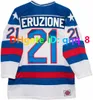 1980 Drużyna USA K1 Jersey Jim Craig Mark Johnson Ken Morrow Nea Broten Jack O'Caahan Bi Baker Buzz Schneider Mike Eruzione Ramsey McCanahan Rozmiar