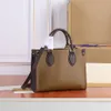 Sac à main inversé sur les sacs à main Femme Brown Sacs de deux couleurs latérales sacs de concepteur avec poignée 25cm242x