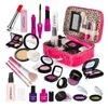 Beauty Fashion Girl låtsas Play Make Up Toy Simulation Cosmetic Makeup Set Princess House Kids Education Toys Presents for Girls Children 231211