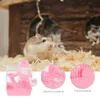 Autres fournitures pour animaux de compagnie Hamster Cage Chinchilla Jouets Rat Room Guinée Cacher Plate-forme Accessoires Château Abs Doublecouche Doubledeck Hideout Cages 231211