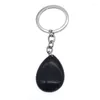 Chaveiros gota de água chaveiro natural pedra cristal charme jóias mulheres saco acessório homens carro chaveiro customizável