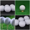 Golfballen 10 Stuks Golf Oefenbal Indoor Ballen Training Accessoire Benodigdheden Synthetisch Rubber Dubbellaags Man Wit 231212