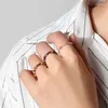 Klaster pierścionków Vintage Ethnic Style Miyuki Pierścień dla kobiet moda słodka fajne y2k dziewczyny koreańskie elastyczne imprezy biżuteria Prezenty