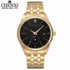 Chenxi Gold Watch Men es Top Brand Luxury Famous Wristwatch Male Clock Golden Quartz Wrist Calender Relogio Masculino 210728301p