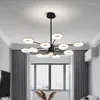 Chandeliers Light Luxury LED Living Room Chandelier Fashion Acrylic Indoor Decorate Luminaires Originality Bedroom Restaurant Ceiling Lamp