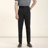 Trajes para hombres Jogger de alta cintura Korea Classic Negocios de la oficina Moda Traje Pantalones Pantalones de primavera Summer Streetwear C52