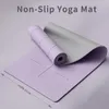 Yogamattor Yoga Mat Anti Slip och miljövänlig träningsmatta med axelband Professionell Yoga Mat lämplig 231211