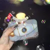 Игрушки для ванны Автоматический мультфильм «Космический космонавт» Пузырьковое мыло Детская машина для изготовления пузырей Камера для обертывания ванны Игрушки с музыкой Световые пузыри Подарки Q231212