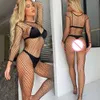 Tuta sexy Intimo Costume Donna Collant a rete Lingerie Tuta Donna Maglia erotica Prospettiva Bodystockings Abbigliamento sexy