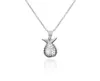 Pendentif Colliers Mignon Argent Plaqué Fruits Ananas Pendentifs Belle Style Doux Bijoux Ras Du Cou Pour Les Femmes Cadeaux De Fête 6482787