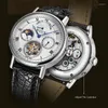 Armbanduhren High-End Boux Tourbillon Uhr Männer Kalender Saphir Zifferblatt Herren ST8007 Bewegung Luxus Mondphase Mechanisch