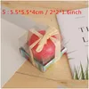 Candles S/M/L Red Apple Candle With Box Fruit Shape Scented Candles Lamp Birthday Wedding Gift Christmas Party Home Decoration Wholesa Dhb4N