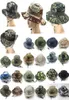 Mens Summer Bucket Hats Wide Brim Sun Cap Military Camo Hunting Fishing Hiking Solid Camouflage Big Round Sunshade Hat 2201142893249