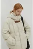 Frauen Trenchcoats MOLAN Winter Frau Gepolsterte Jacke Design Beige Vintage Mit Kapuze Langarm Warm Verdicken Mantel Weibliche Chic Outwear