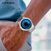 Sinobi marca criativa esportes relógio de quartzo masculino pulseira aço inoxidável relógios talento moda rotação relógio relogio masculino x284d