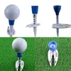 Golf Tees 4 PCS 85mm Golf Double Tee Step Down Golf Tees Plástico Prevenir Perda Corda Golf Divot Ferramenta 4 Cores Golf Ball Holder Acessórios 231212