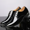 Luxury Men's Shoes Oxford Quality Patent Leather White Wedding Size 38-48 Black Leather Soft Man Dress Formal Shoe Male 10A34