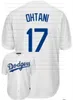 Niños para hombre 17 Shohei Ohtani 2024 Jerseys de béisbol Blanco Azul Juventud Mujeres Freddie Freeman Mookie Betts Clayton Kershaw Martinez Taylor Julio Urias Jersey