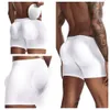 Sous-vêtements hommes Hip Up coton rembourré améliorant les fesses Boxer tronc avec coussinets amovibles Ropa intérieur Hombre Slip