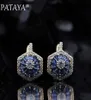 PATAYA NY ORIGINAL DESIGN LIMITED 585 ROSE GOLD Luxury Microwax Inlay Natural Zircon Drop Earrings Women Wedding Party Jewelry Y1382379