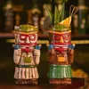 Mugs Hawaiian Tiki Cup Cocktail Chief Series Creative Ceramic Bar Wine Glass Tiki Bar Dekorationer Ornament Personlig gåva 231212