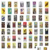 Autres autocollants décoratifs 60pcs dessin animé tarot carte iti autocollant ordinateur portable cas de téléphone portable moto lage jouet bricolage étanche en gros d dha5d