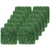 Decorative Flowers & Wreaths Pcs Artificial Boxwood Grass 25x25cm Backdrop Panels Topiary Hedge Plant Garden Backyard Fence Greene2112