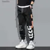 Pantalon masculin Hip Hop Cargo Pantalons hommes Streetwear Coton Joggers Fashion Pantalon de survêtement décontracté pantalon Harem Summer HARAJUKU PANT