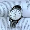 Wristwatches 2023 Original All Steel Shockproof Large Watch Baihua 19 Drill Manual Mechanical Diameter 37 Mm