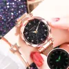 2019 Sterrenhemel Horloges Vrouwen Mode Magneet Horloge Dames Gouden Arabische Horloges Dames Stijl Armband Klok Y19186D