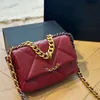 19 Stylish Women Shoulder Bag 20cm Leather Ringer Gold Hardware Metal Buckle Chain Handle Luxury Handbag Matelasse Chain Crossbody Bags Fashion Sacoche Candy Color