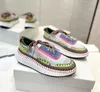 Дизайнерские кроссовки Nama Sneaker Женская повседневная обувь на шнуровке Высококачественная сетка на платформе Радужные кроссовки Кроссовки Обувь