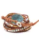 Ocean Stone Woven Beaded Bracelet Luxury Design Gem Bracelet Women039s Handmade Bohemian Elegant Lucky Bracelet F12148893888