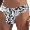 Leopard Print Men S Brief Underwear Low Waist Large Size Boxer Briefs Soft And Breathable Trunks Shorts