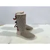 Mini Skids Designer Kid Platform Boot Boot Fur Slipper Australia Sheetskin Classic Kids Chaussures d'hiver Boots Taille 21-35