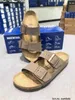 Birknstocks Sandalenruhrschuhe Männer und Frauen Sandalen Deutschland Birknstocks Sandalen Frauen tragen dicke Soled Leder Cork Pantoffeln Strand Sandalen Männer Hba4