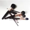 Pinceaux de maquillage 8 pièces ensemble poudre bronzante fond de teint brosse mélangeur pour les yeux Smudger Liner lèvres Kits d'outils de beauté professionnels 231211