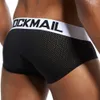 Malha respirável cuecas masculinas sexy cintura baixa roupa interior masculina branco casa casual cuecas ginásio esportes shorts