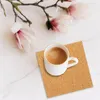 Table Mats 60 Pcs Self-Adhesive Cork Fine Crafting Square Excellent DIY Great Wall Tiles Board For Home Workplace Office
