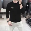 2023 Verão Homens Mulheres Designers Camisetas Soltas Oversize Tees Vestuário Moda Tops Mans Casual Peito Carta Camisa Luxo Rua Manga Longa Roupas Mens Camisetas M-4XL