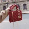 Luxustaschen für Frauen Plaid Jelly Bag Candy Color Flap Mini Entwickelt Damen Schulterkette Tote Messenger Umhängetasche Handtasche 2023