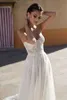 Gali Karten Boho Wedding Dresses Sweetheart Lace Applicques Country Bridal Gowns Sweep Train A-Line Wedding Dress Robe de