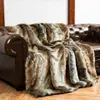 Bedding sets Battilo Faux Fur Blanket Luxury Throw Winter Thick Warm Sofa Blankets Bed Plaid Bedspread on the Home Decora 231212