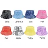 Chapeaux larges chapeaux seau unisexe coton chapeau hommes femmes fleurs de cajou double face casquette de soleil été panama mode pli pêche pêcheur 231212