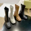 Luxurys Designers Women Rain Boots England Style Waterproof Rubber Water Rains Shoes Ankle Boot Booties 4542