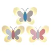 Vägglampor LED SCONCE Lamp Butterfly Warm Light Wall-monterade minimalistiska belysningsarmaturer för hemloft inomhus trappdekoration257z