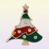 Natal snap jóias esmalte árvore de natal broche 18mm 20mm botão snap contas casamento moda jóias acessório para women6695146